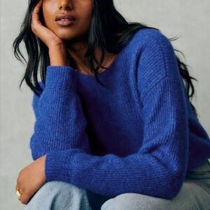 Sezane Brad Sweater - Cobalt Blue